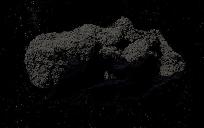 asteroid version 5 high detail 3D model