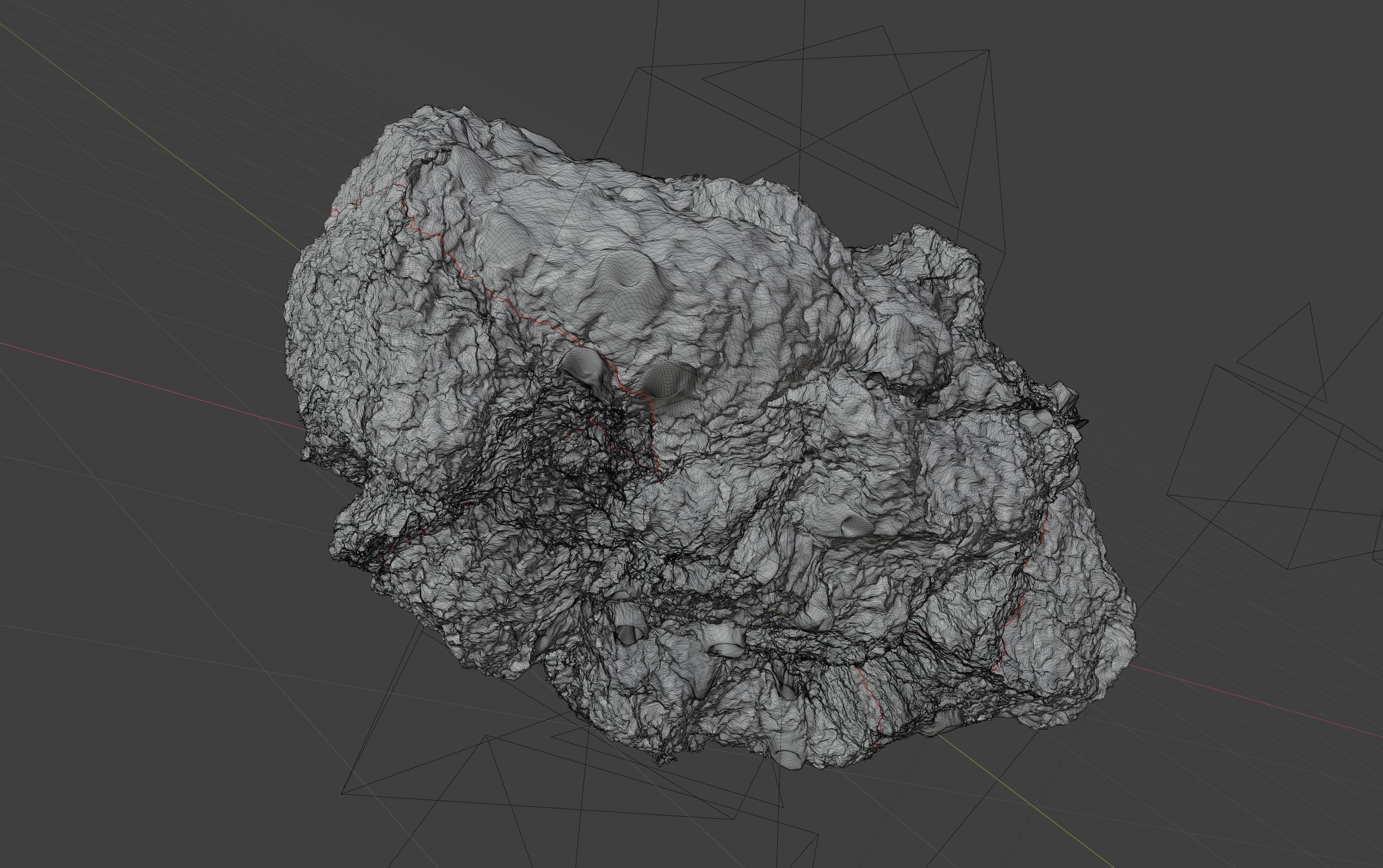 asteroid version 5 high detail 3D model_12