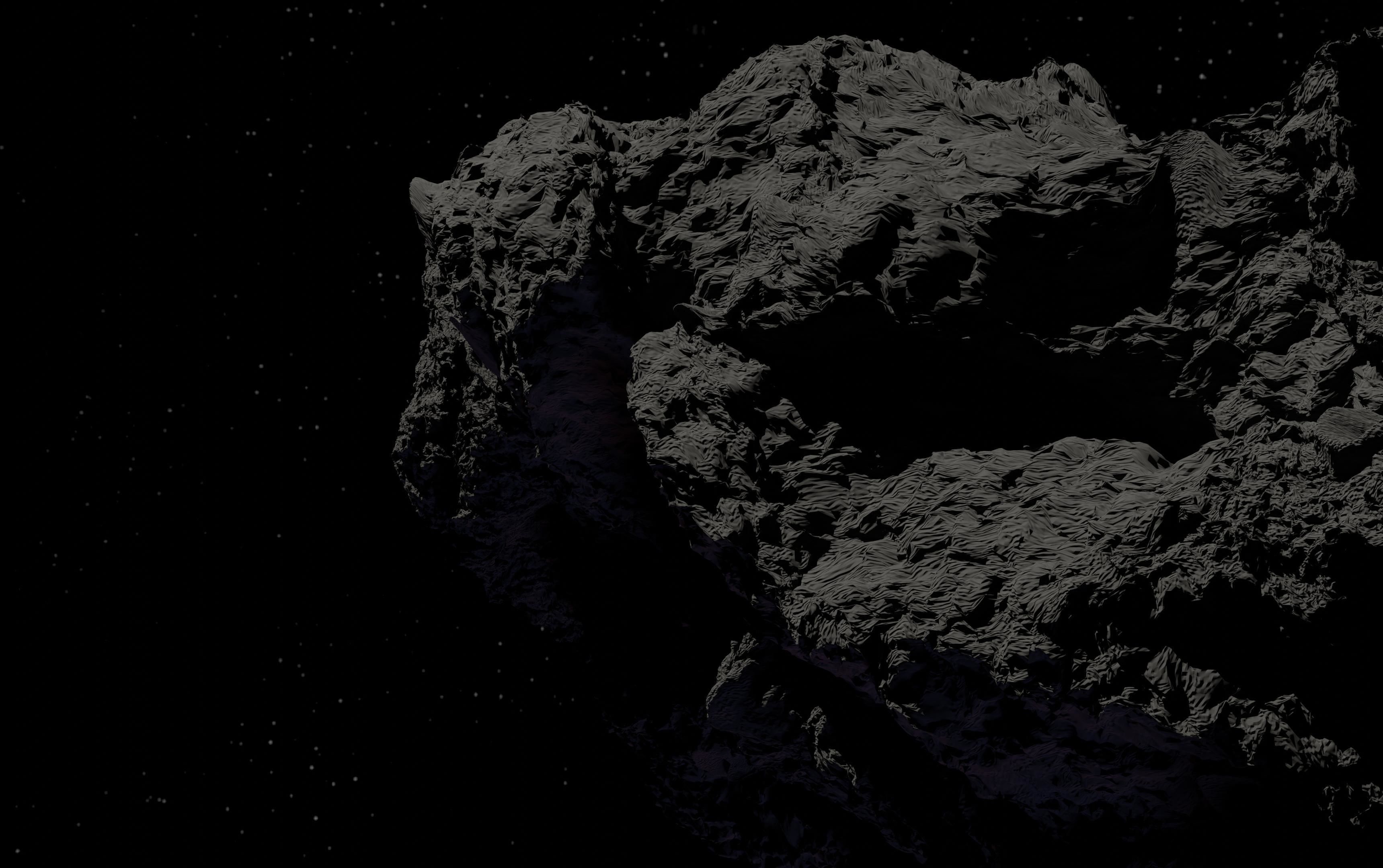 asteroid version 5 high detail 3D model_22