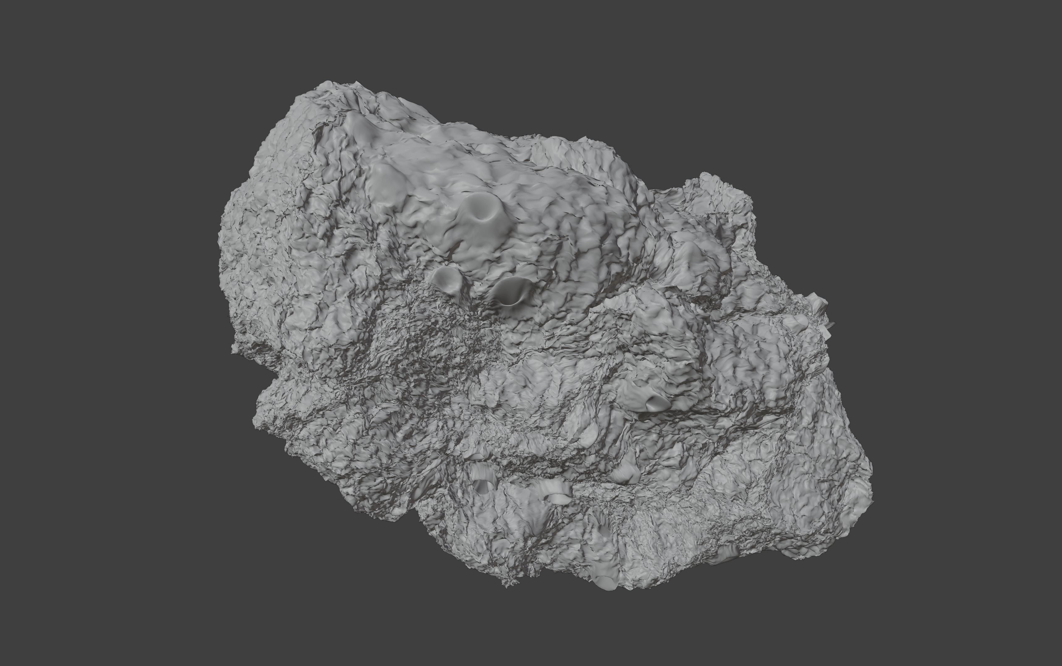 asteroid version 5 high detail 3D model_11