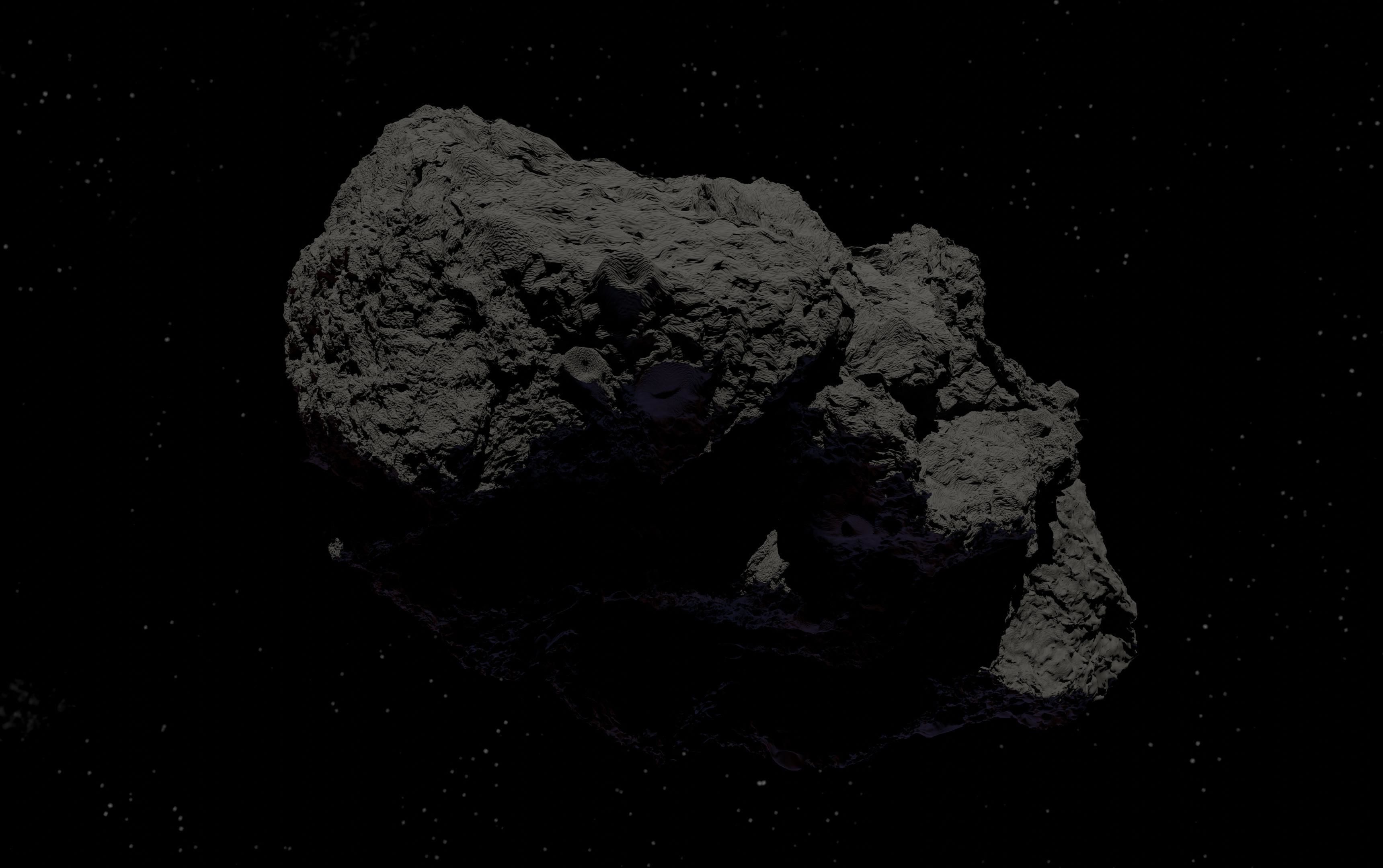 asteroid version 5 high detail 3D model_9