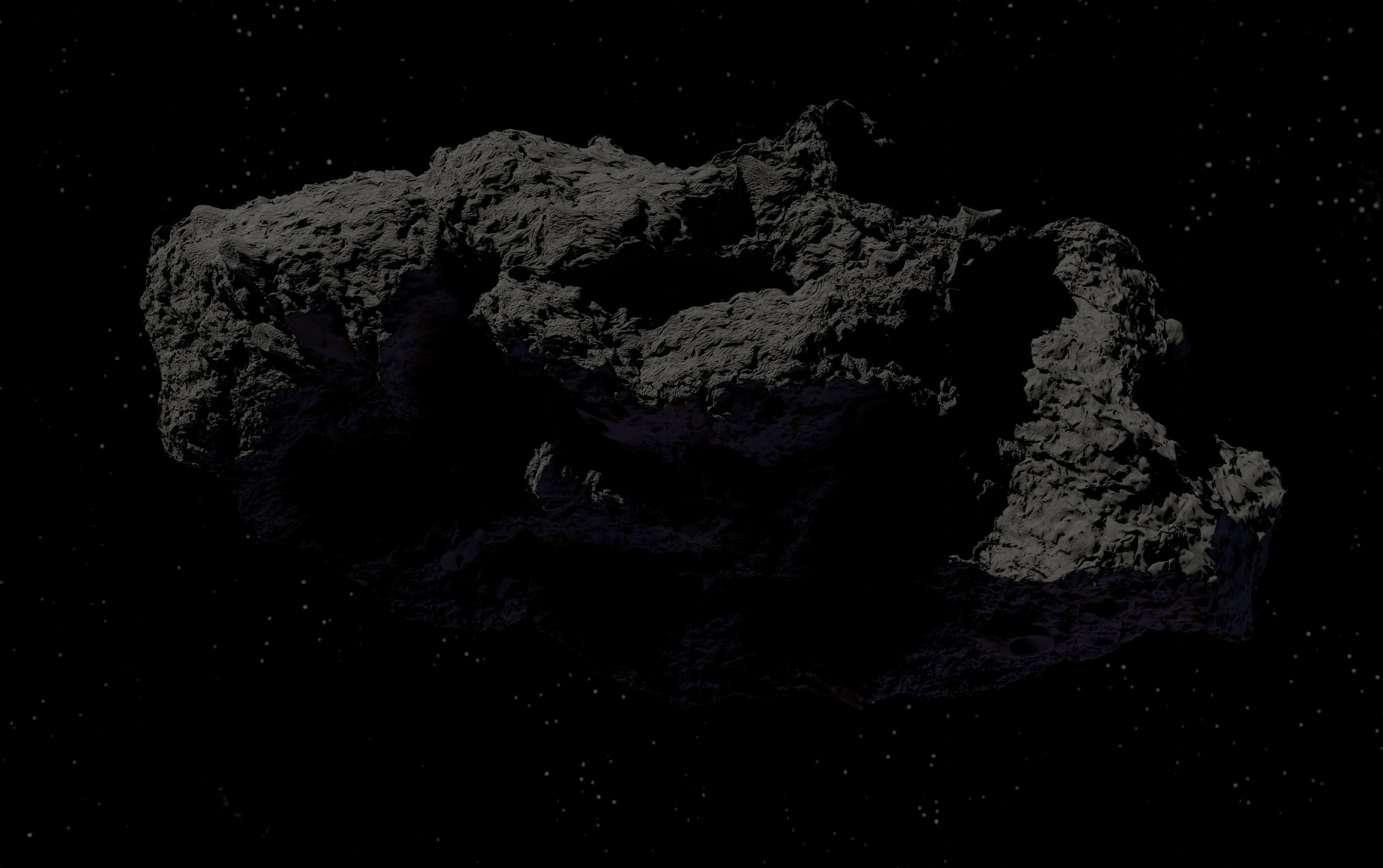 asteroid version 5 high detail 3D model_20