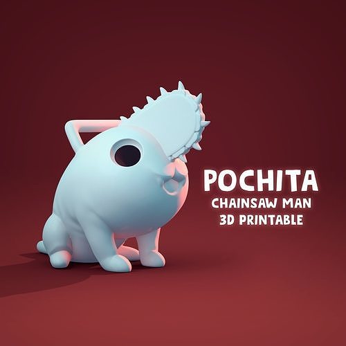 POCHITA Chainsaw Man  3D print model