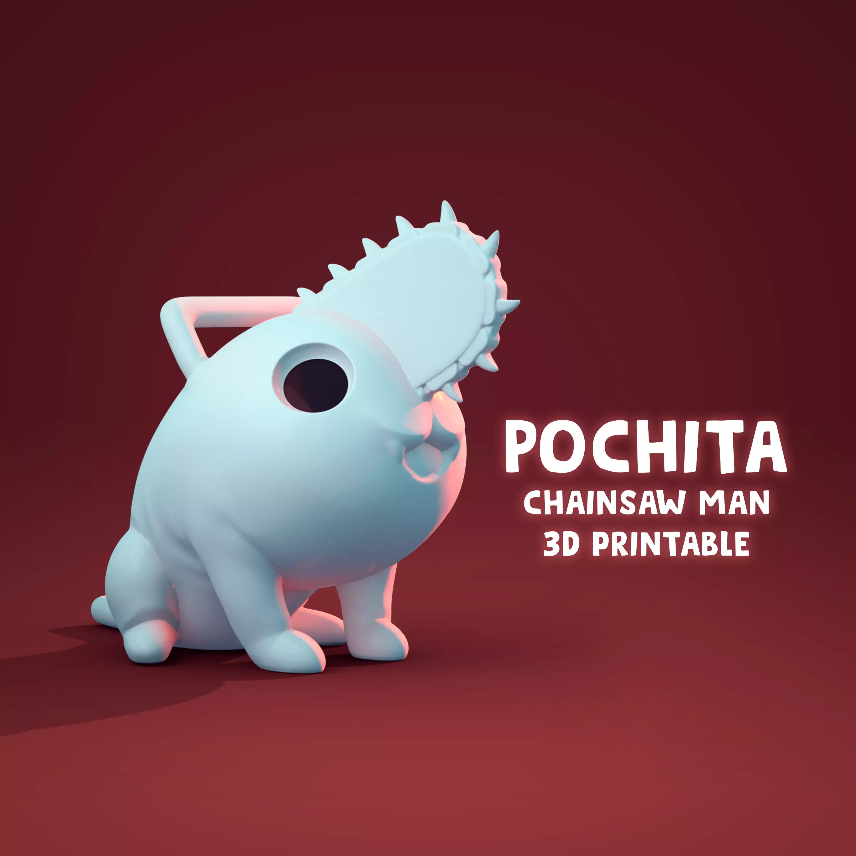 POCHITA Chainsaw Man 3D print model_0