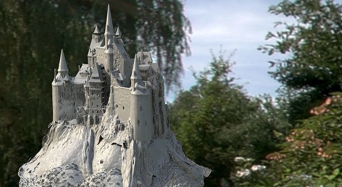 Romanian Medieval Castle 3D model