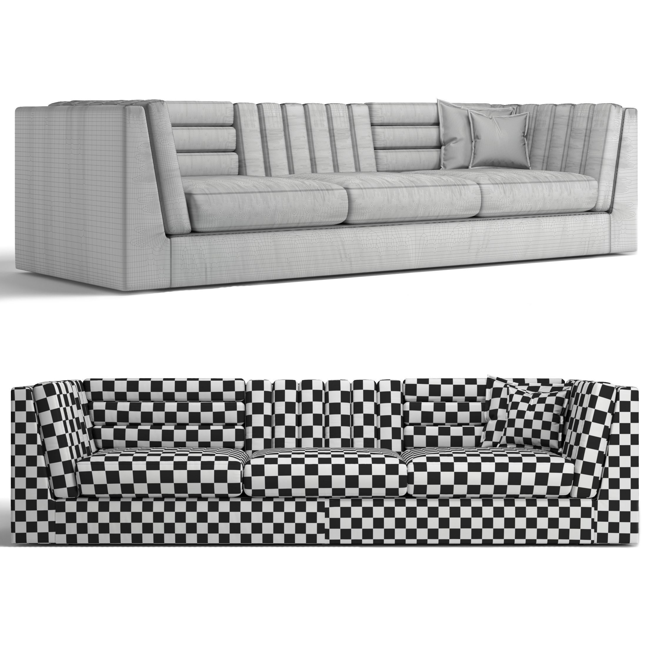 RELIEF sofa - TRUSSARDI 3D model_4