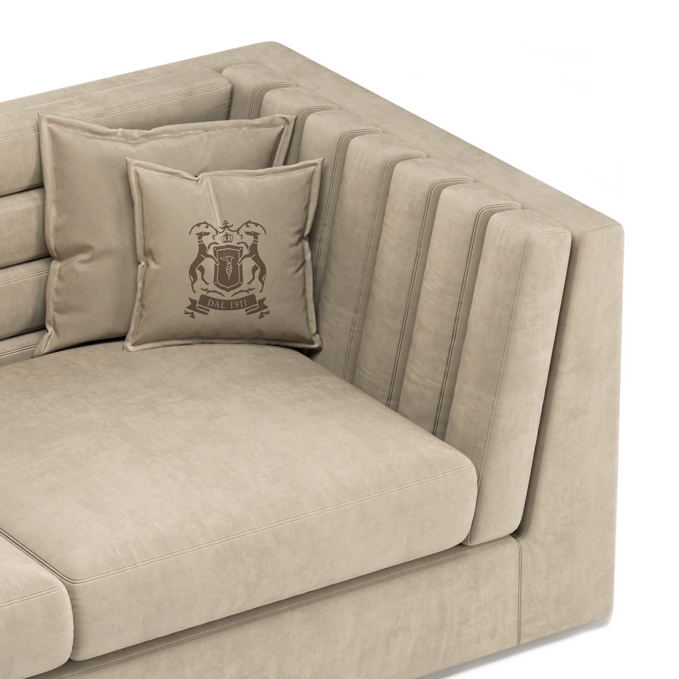 RELIEF sofa - TRUSSARDI 3D model_1