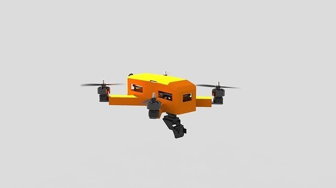 Quadcopter drone Free 3D model
