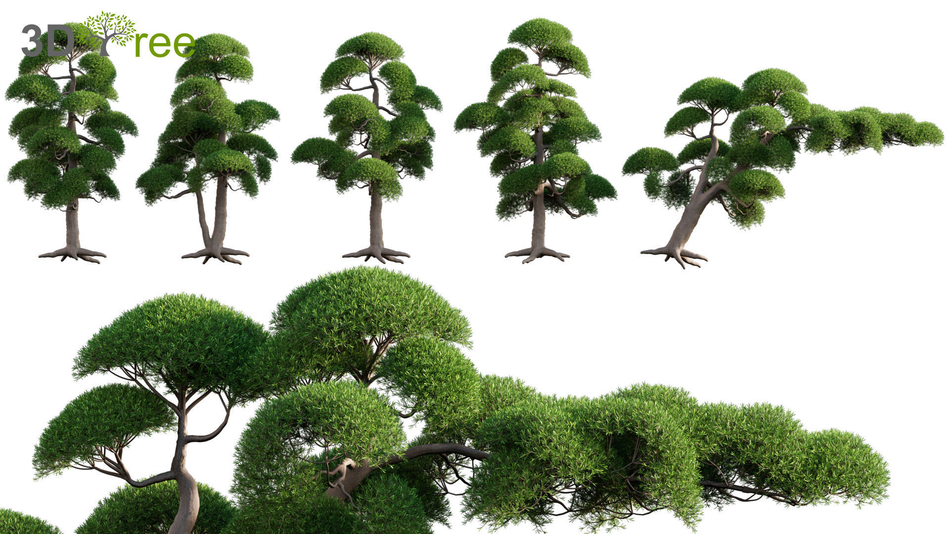 Japanese garden - Bundle 06 3D model_16