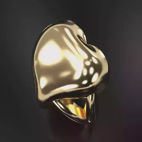 Heart Infinity  Ring