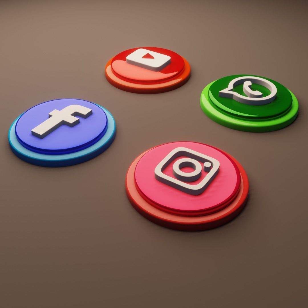 Social Networks 3D model_1