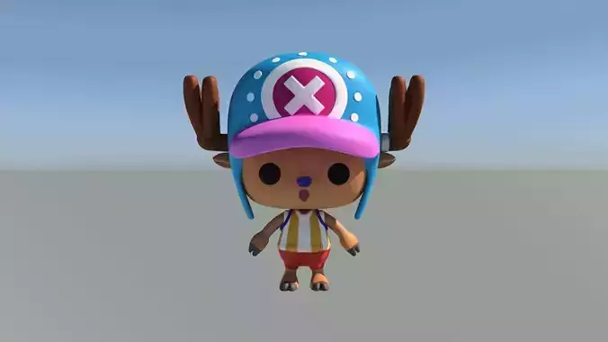 Chopper Funko Pop Style 3D model