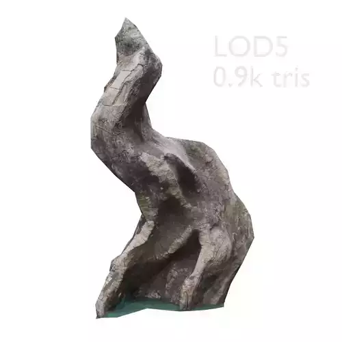 Old Gnarled Tree Stump Log