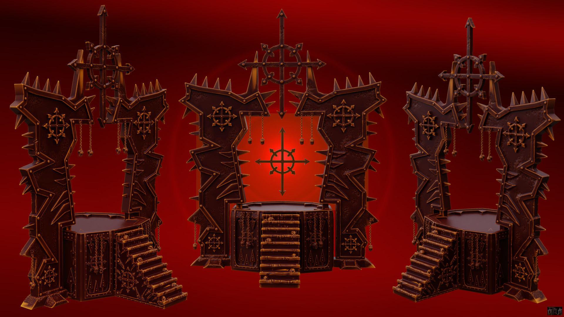 Chaos Temple  3D print model_51