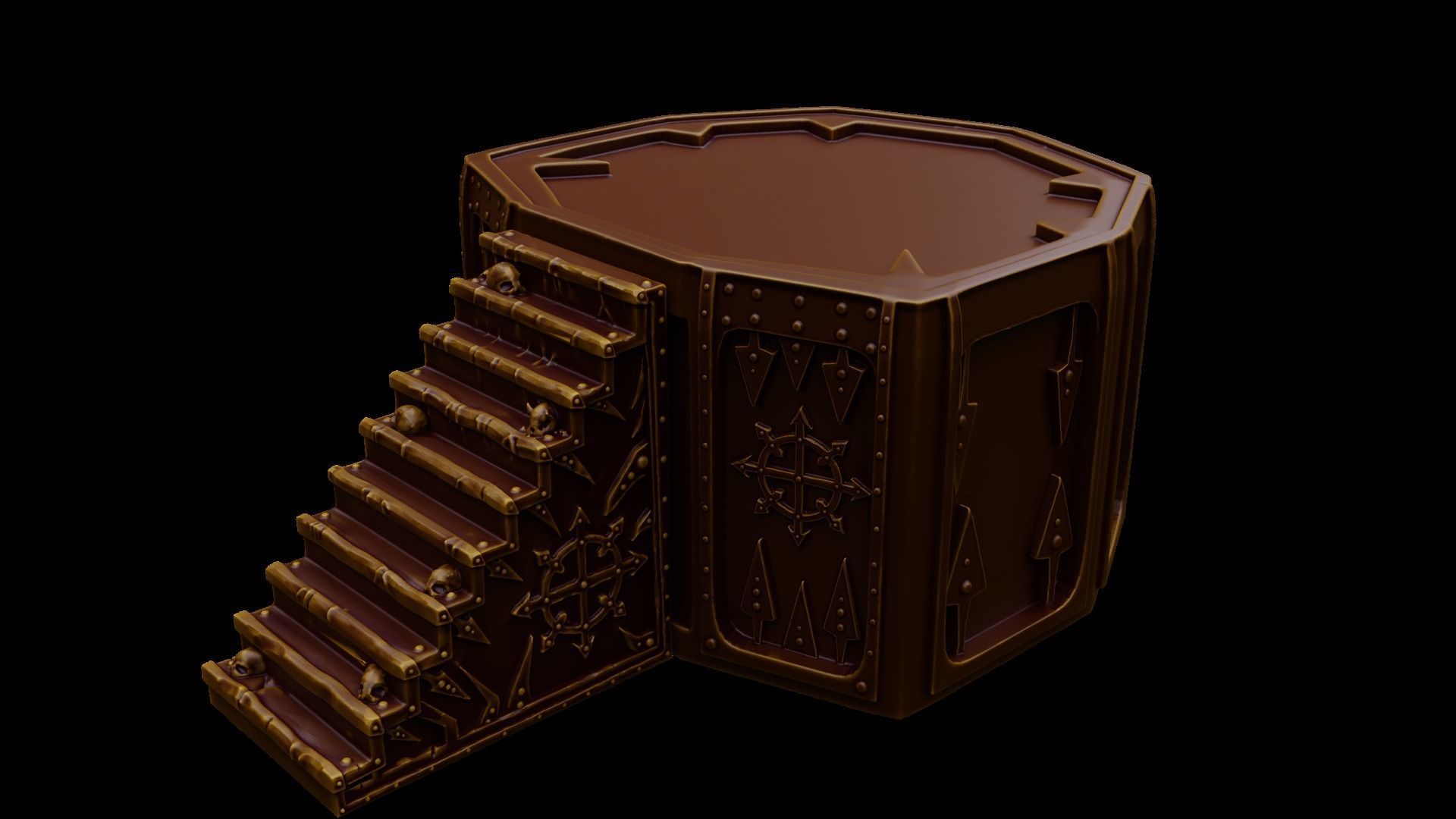 Chaos Temple  3D print model_23