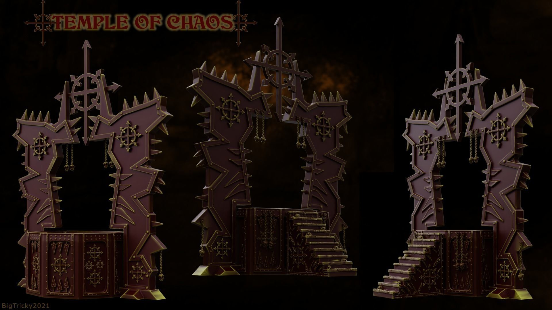 Chaos Temple  3D print model_57