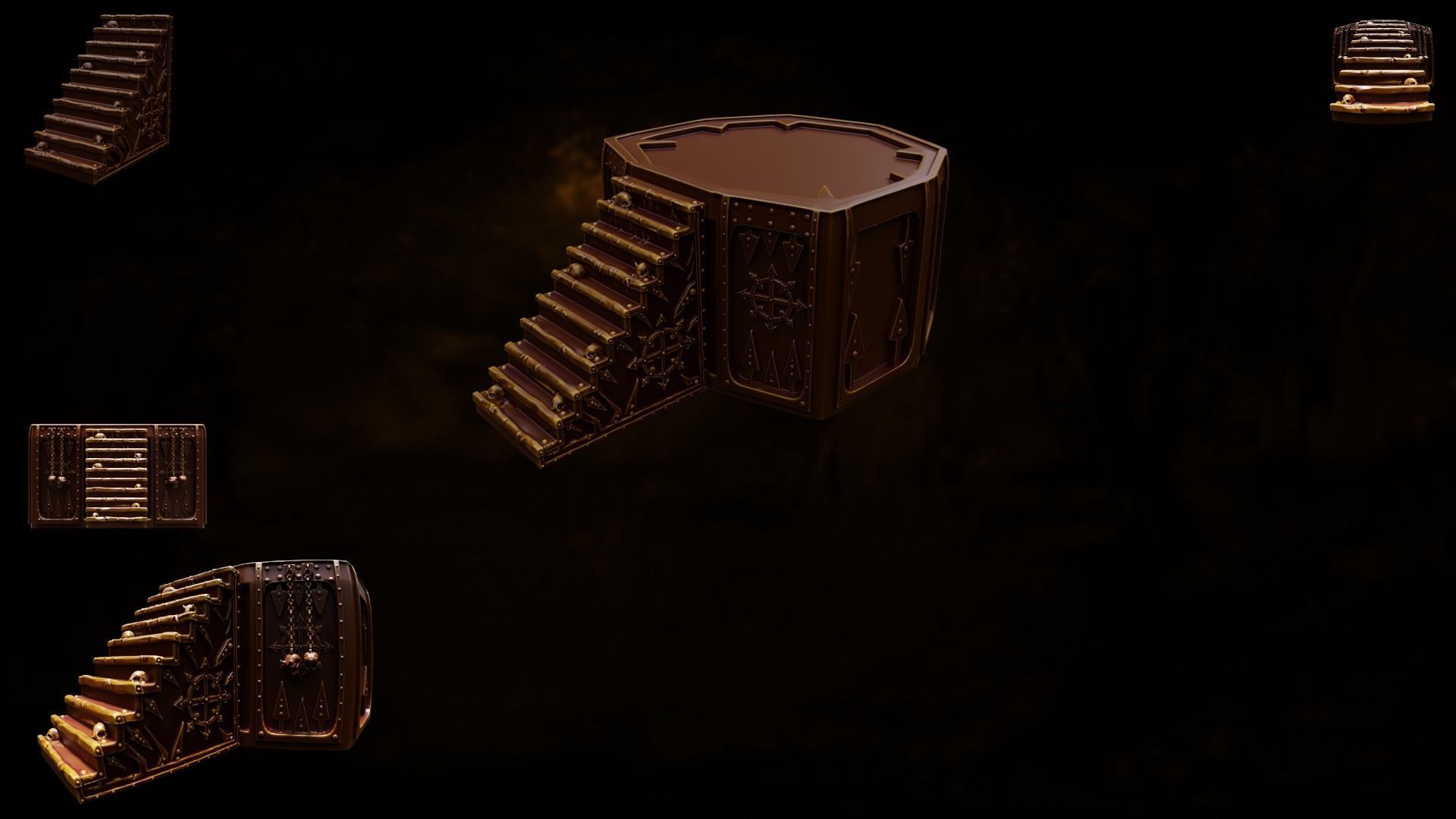 Chaos Temple  3D print model_33