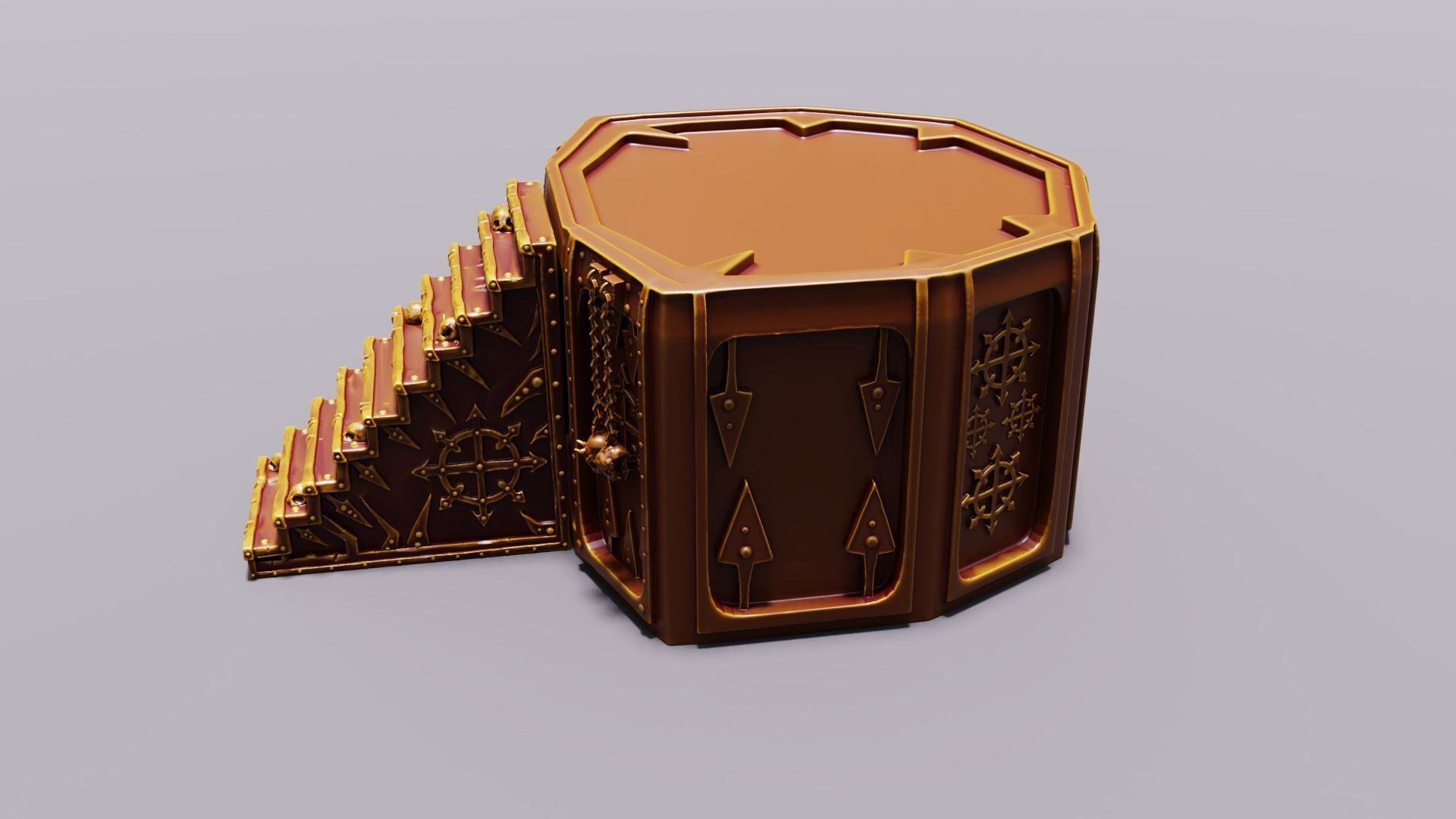 Chaos Temple  3D print model_27