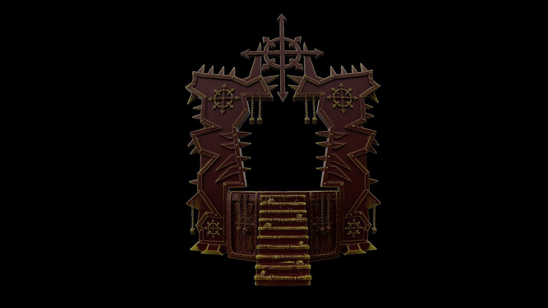 Chaos Temple  3D print model_12