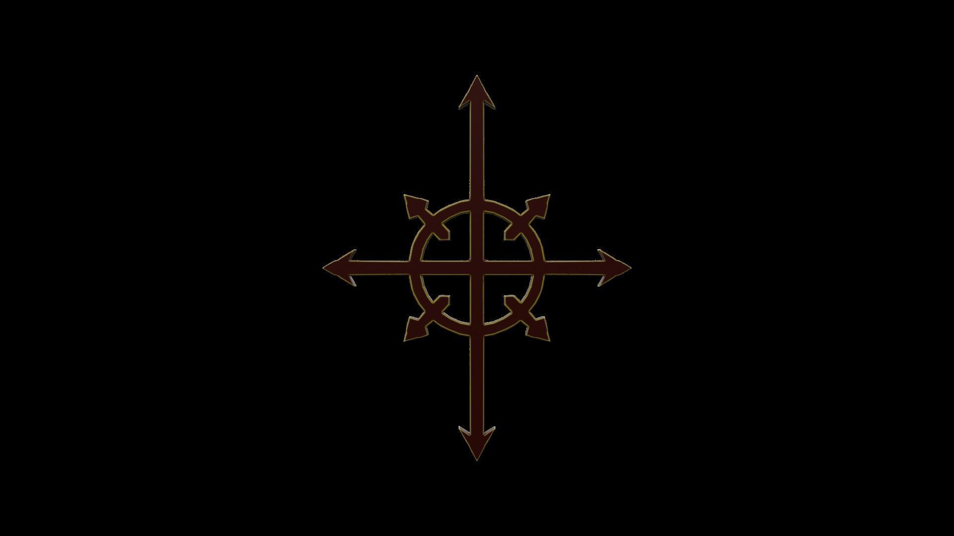 Chaos Temple  3D print model_10