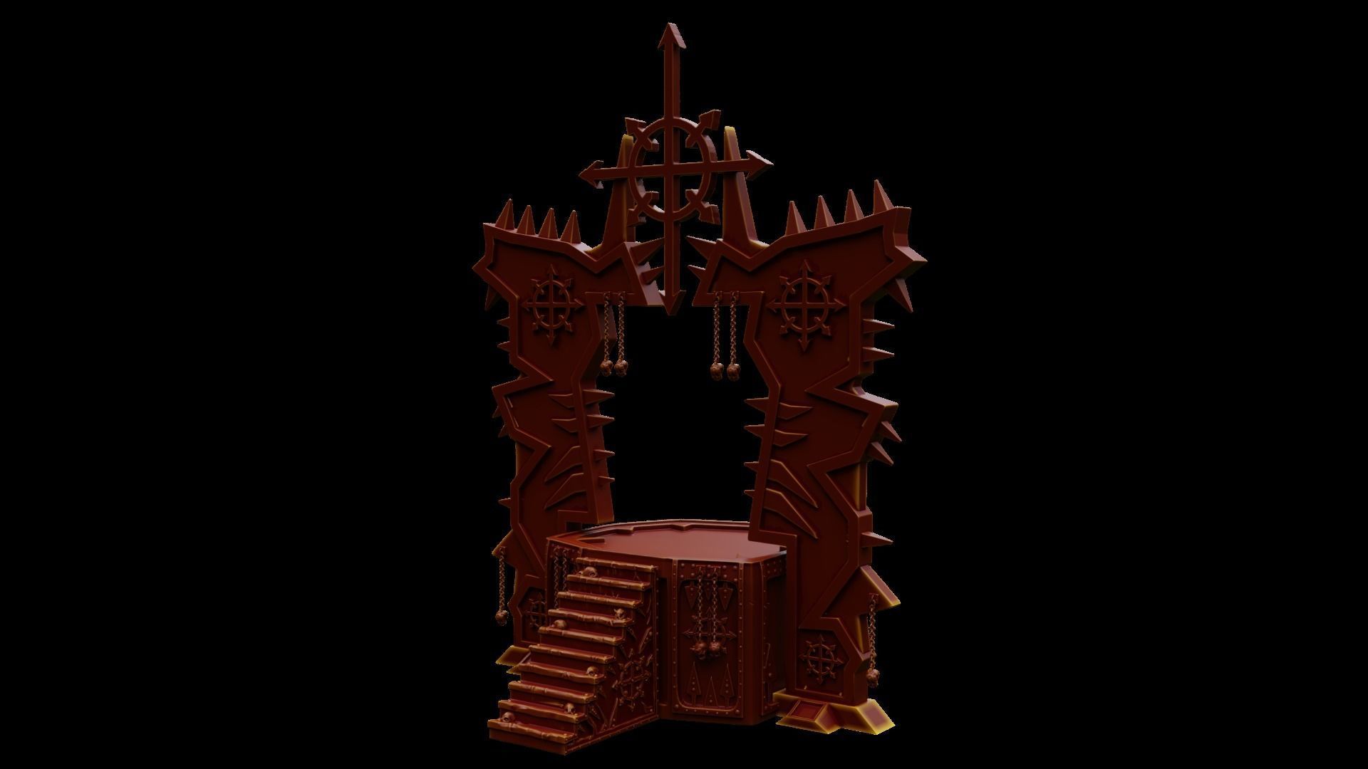 Chaos Temple  3D print model_35