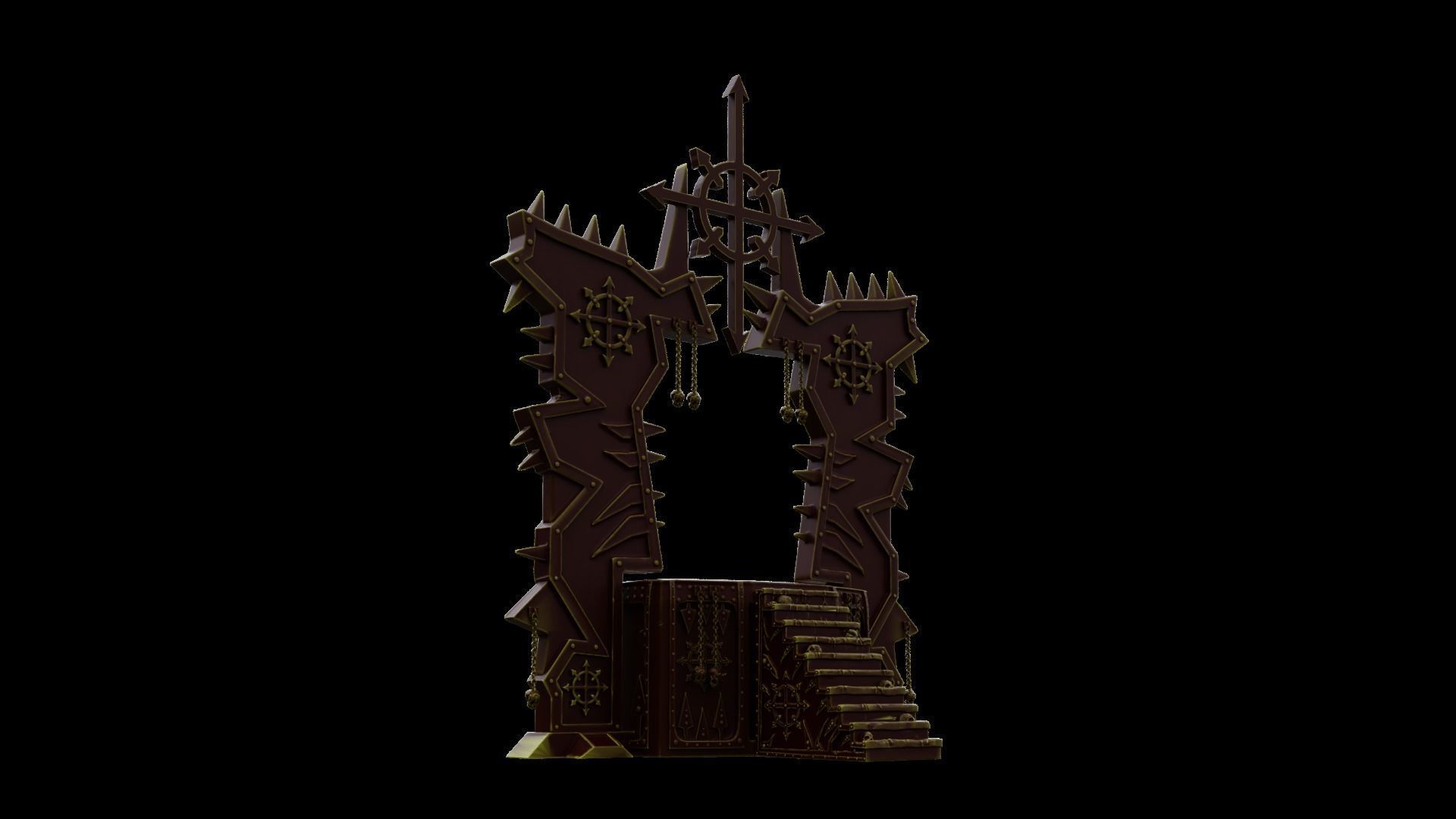 Chaos Temple  3D print model_1