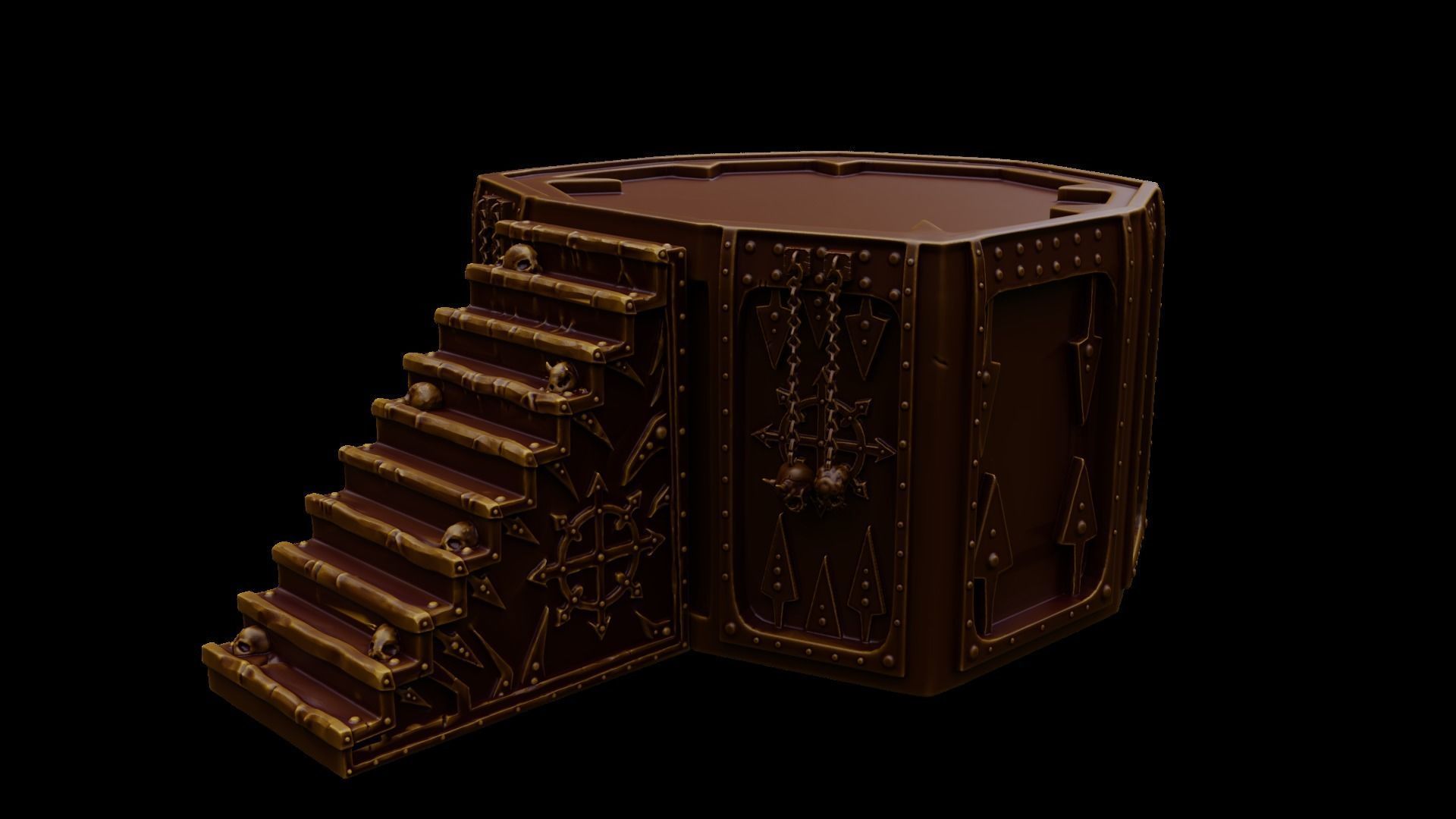 Chaos Temple  3D print model_17
