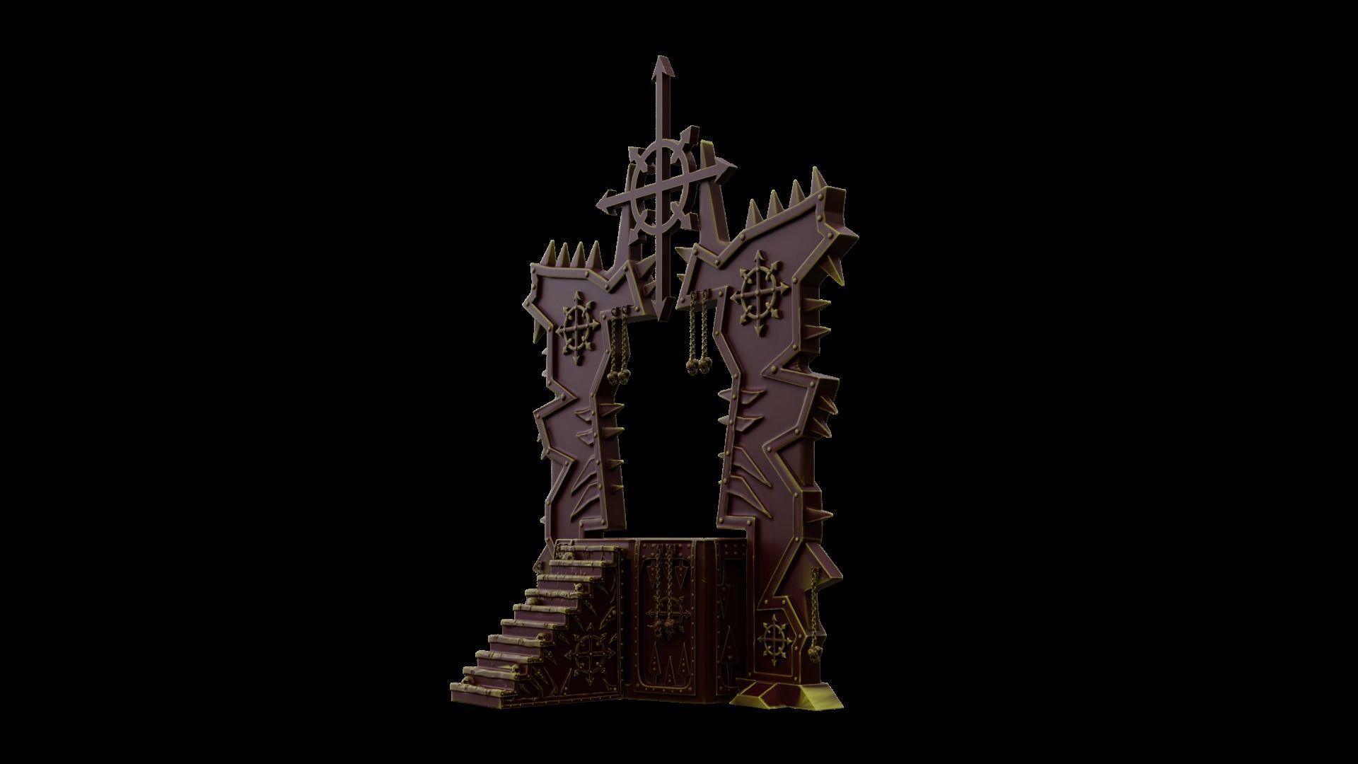 Chaos Temple  3D print model_8
