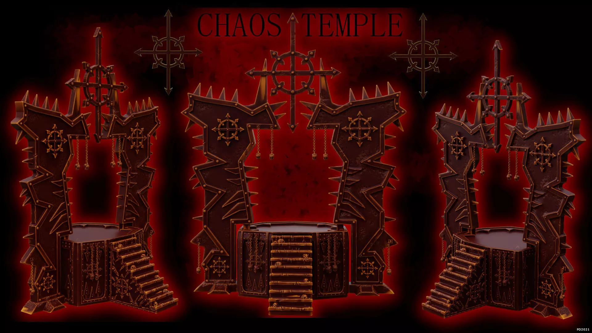 Chaos Temple  3D print model_0