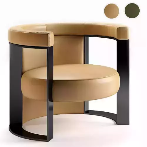 FENDI CASA armchairs ROGER 3D model