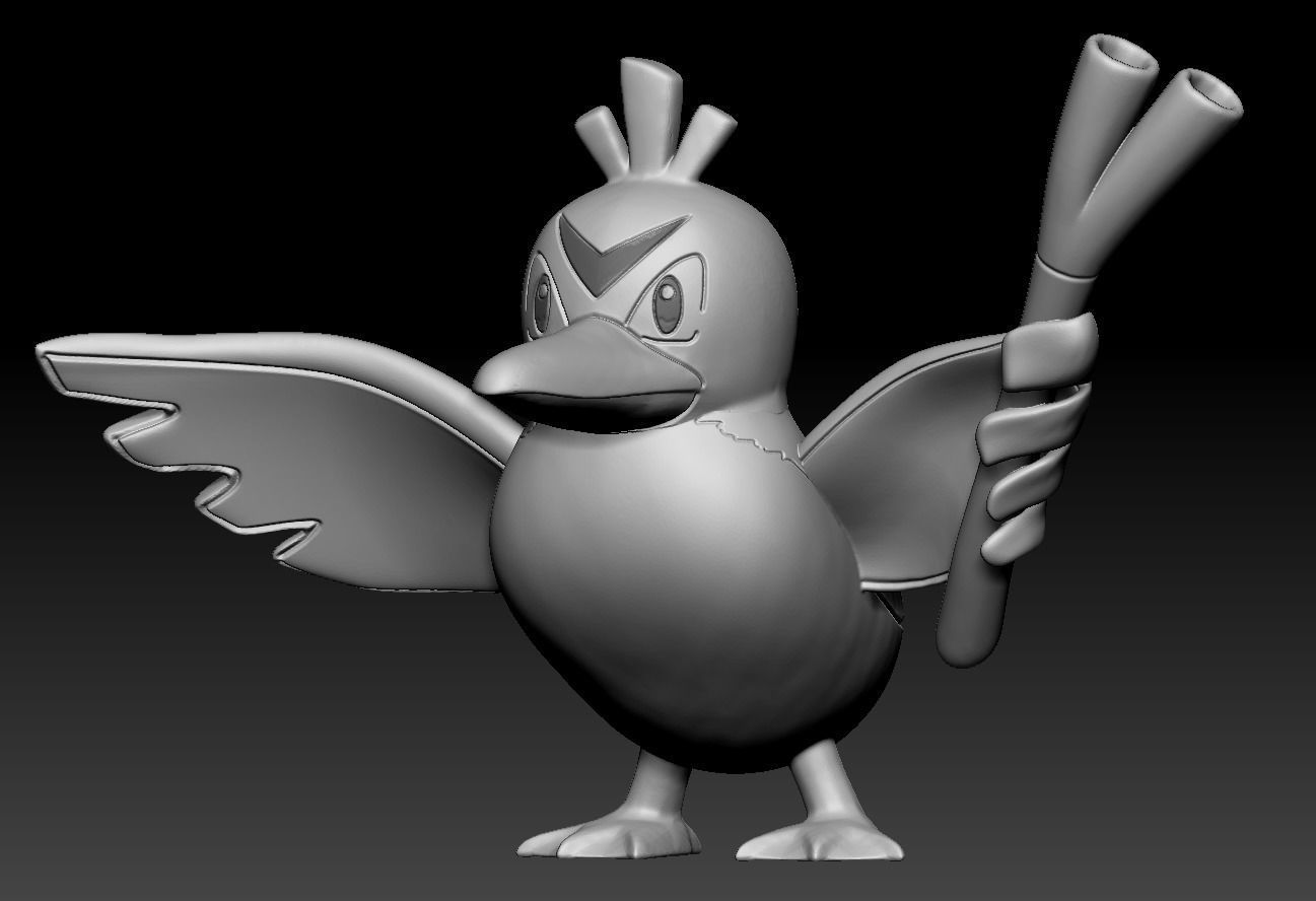 Pokemon Farfetchd 3D print model_2