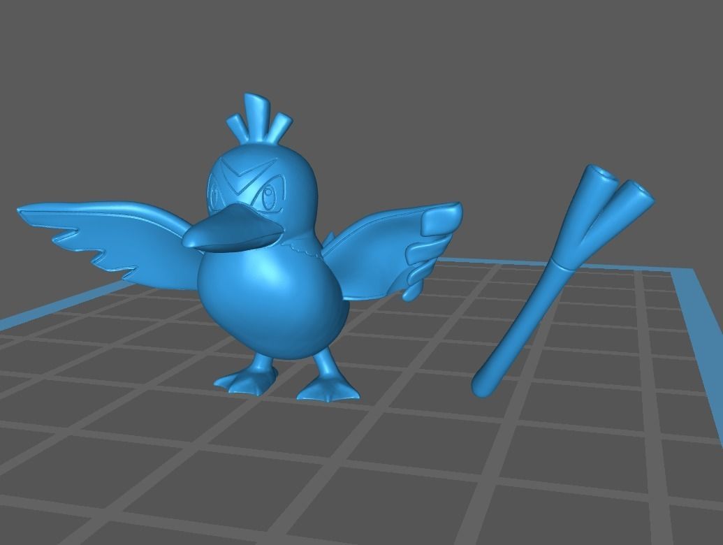 Pokemon Farfetchd 3D print model_1
