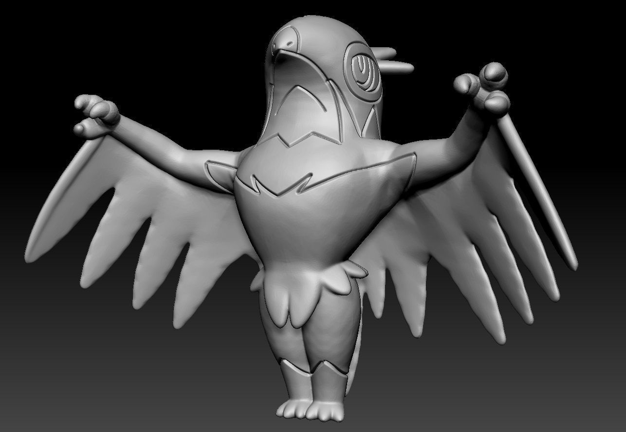 Pokemon Hawlucha 3D print model_2
