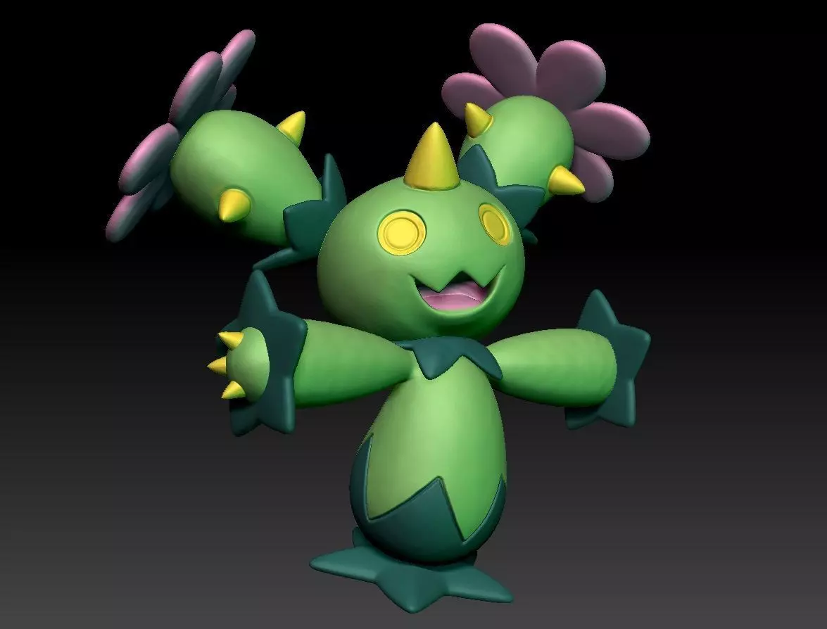 Pokemon Maractus 3D print model_0