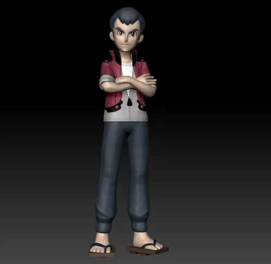 Pokemon Hoenn Gym Leader Norman 3D print model