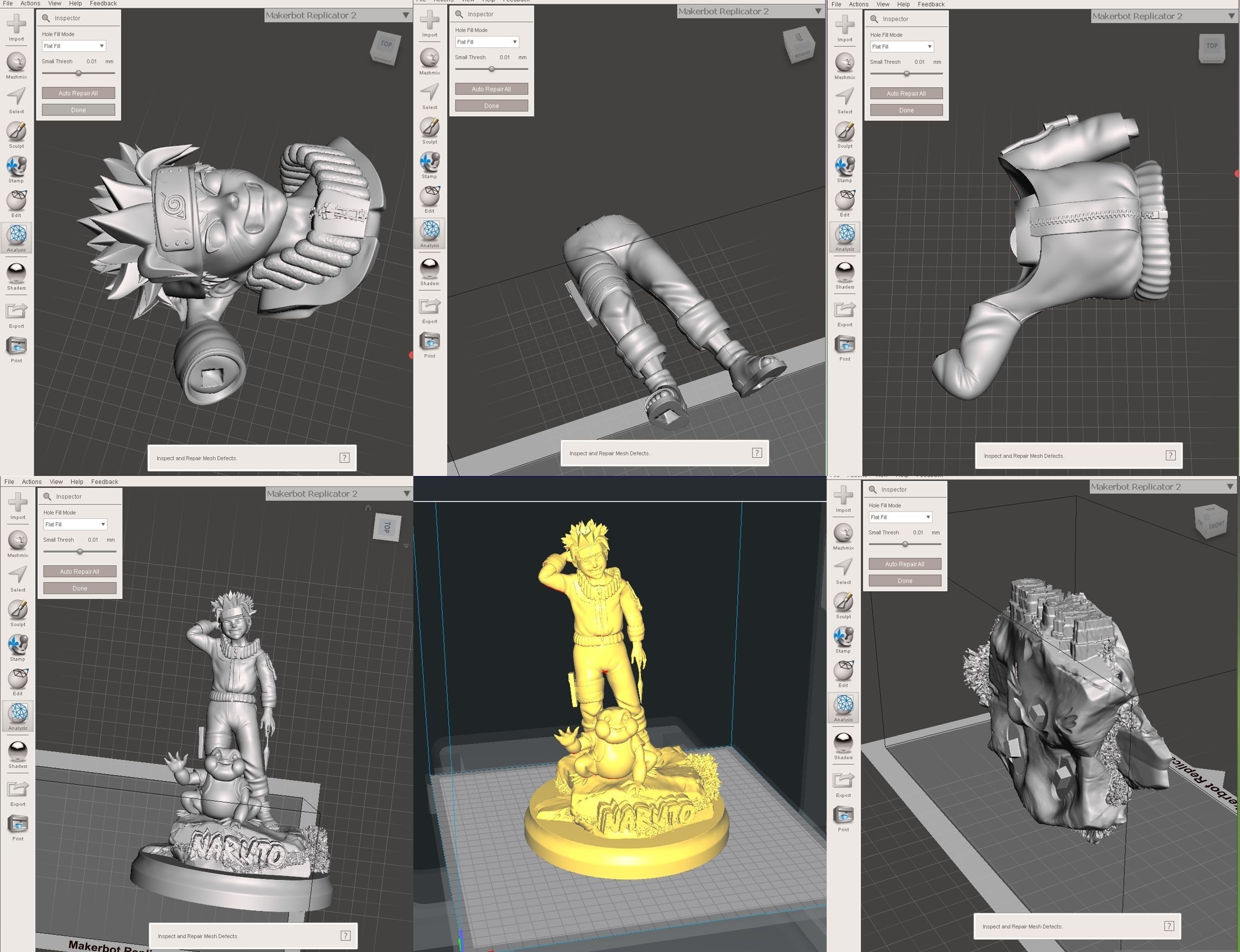 Base Naruto 11 3D print model_4