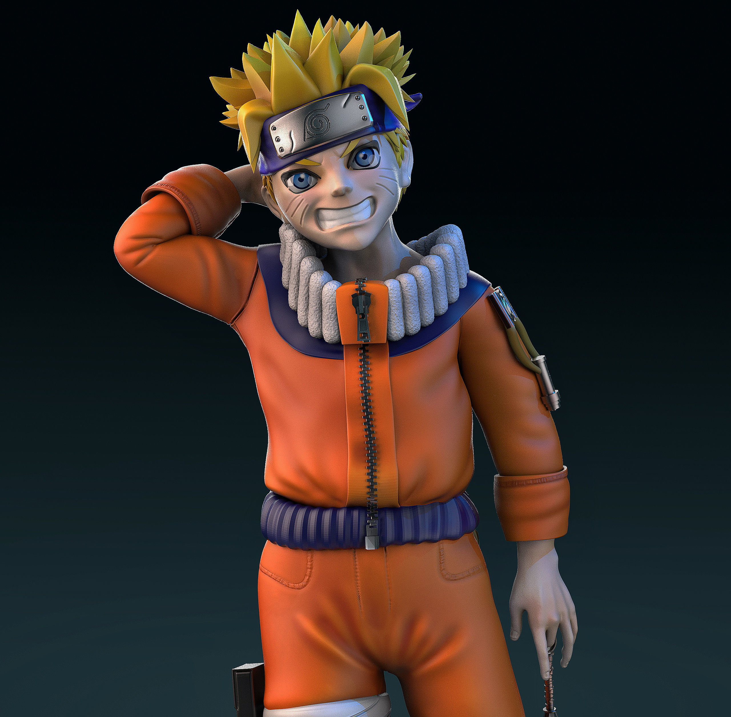 Base Naruto 11 3D print model_3