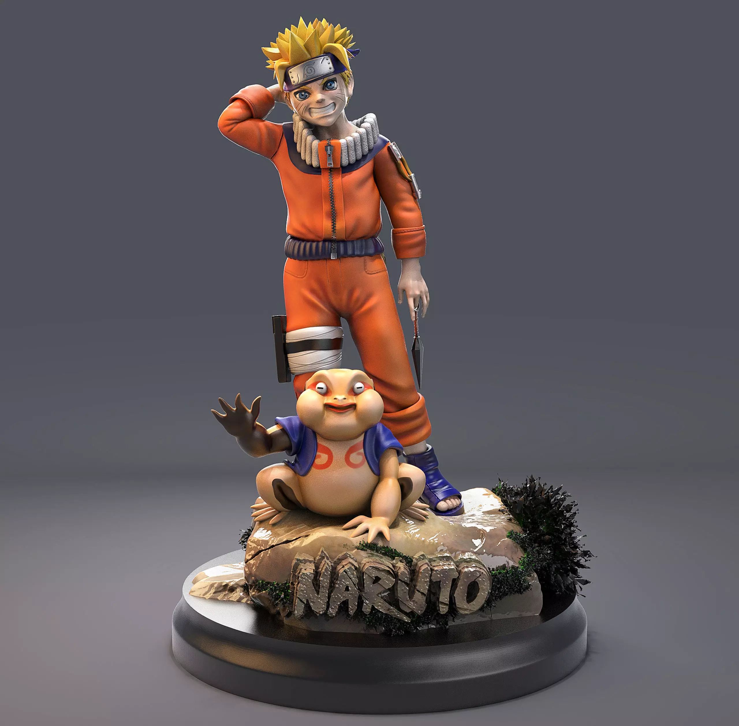 Base Naruto 11 3D print model_0