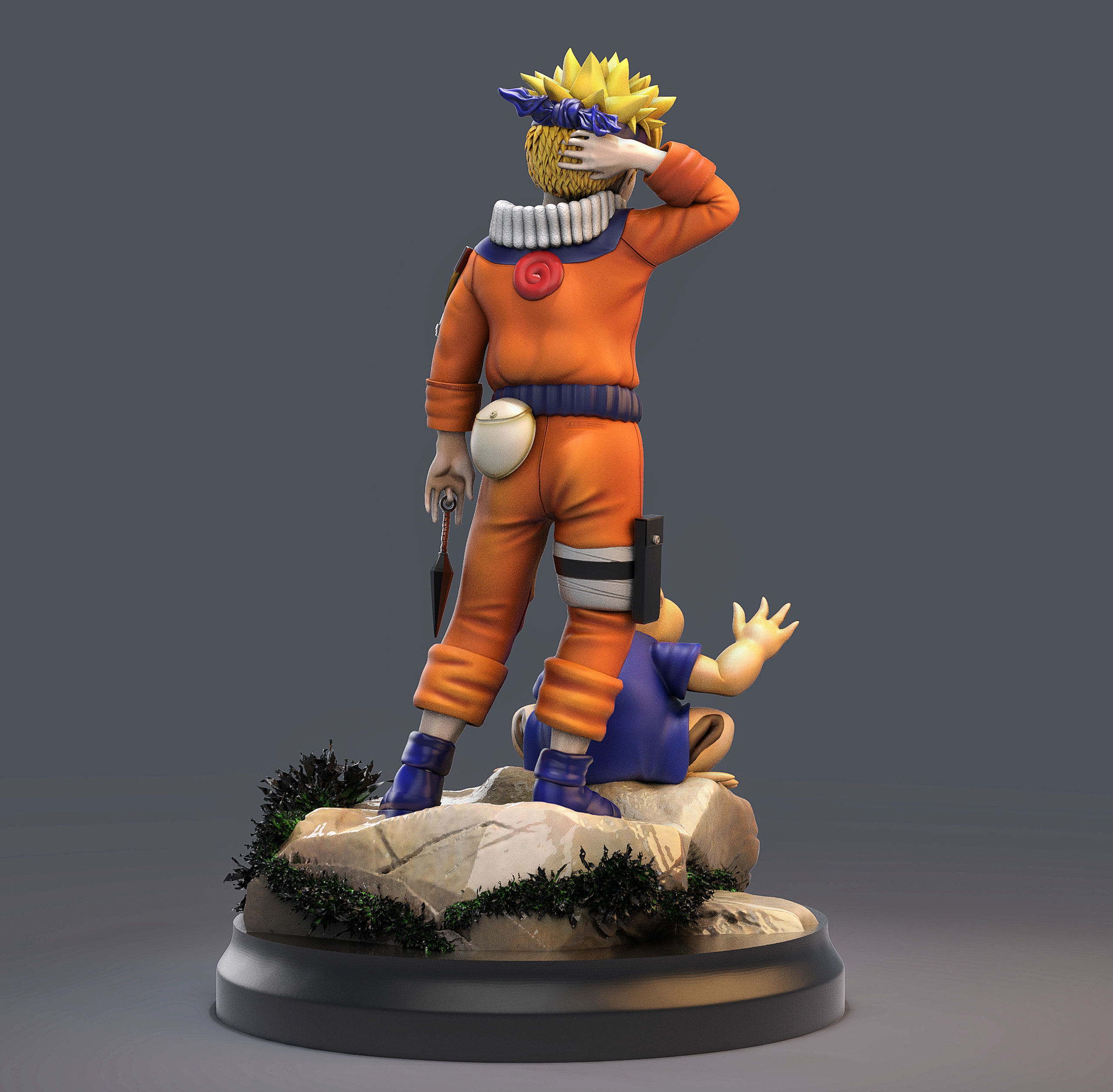 Base Naruto 11 3D print model_2