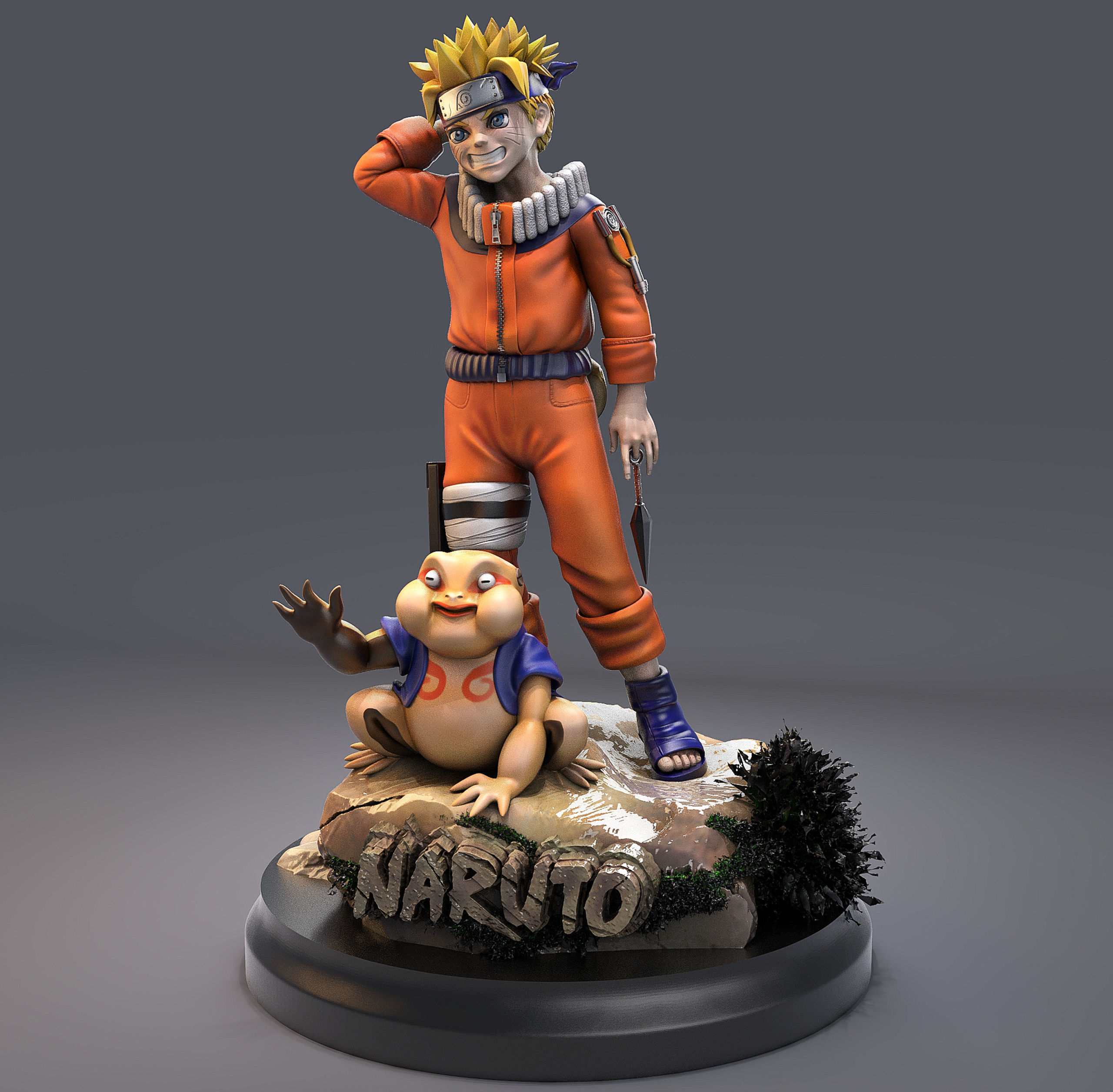 Base Naruto 11 3D print model_1