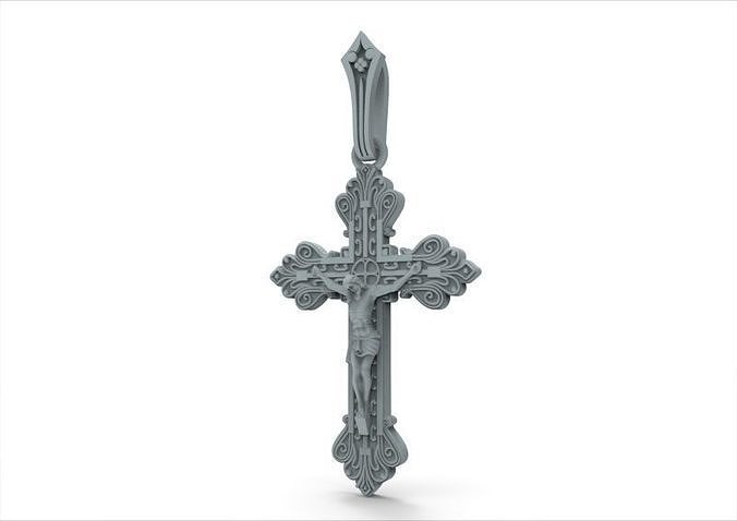 christ cross alliance catholique 3D print model