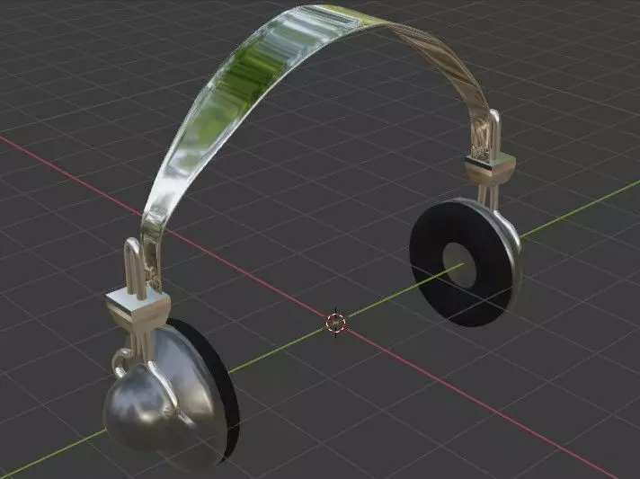 Head phone Free low-poly 3D model