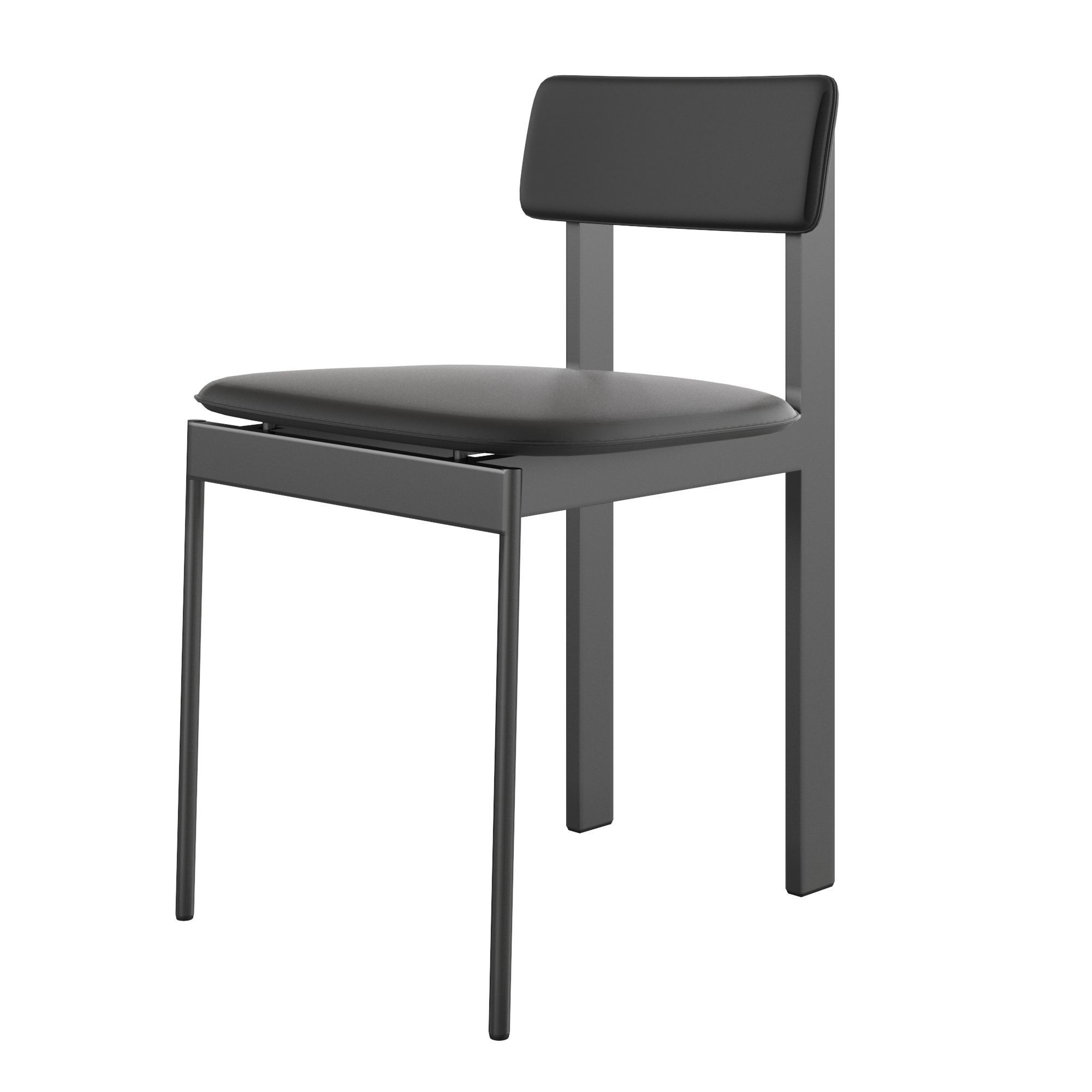 Betwixt Chairs  Armless 3D model_4