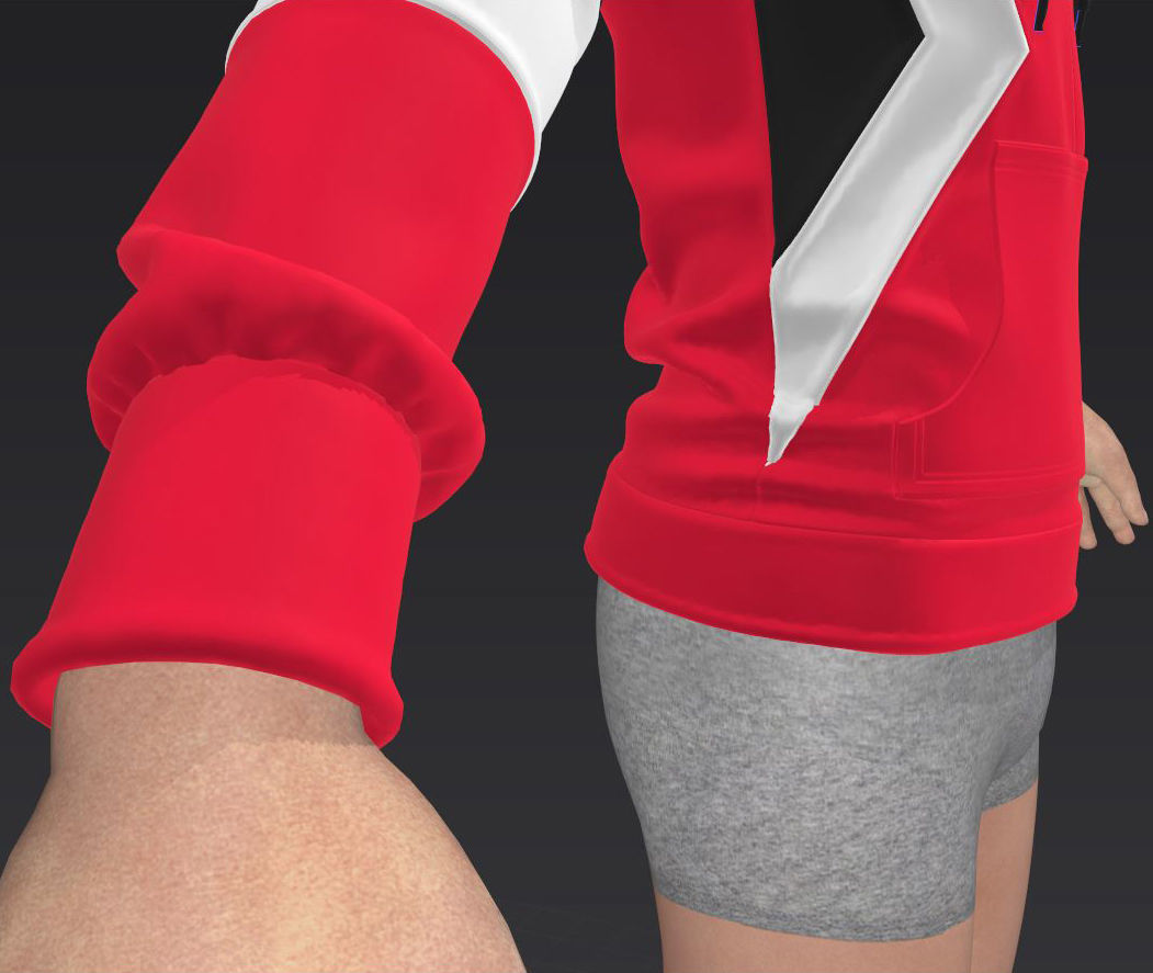 Athletic Wears Collection Video Tutorial 3D model_27