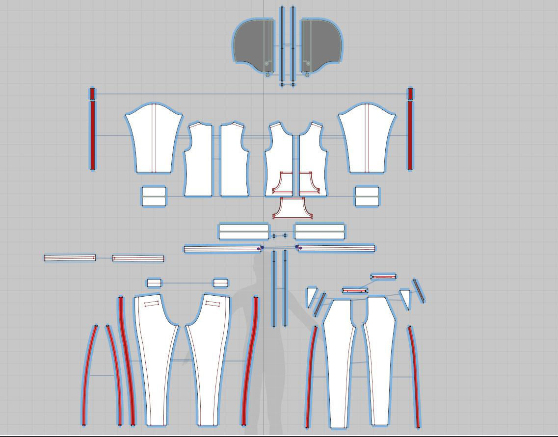 Athletic Wears Collection Video Tutorial 3D model_7