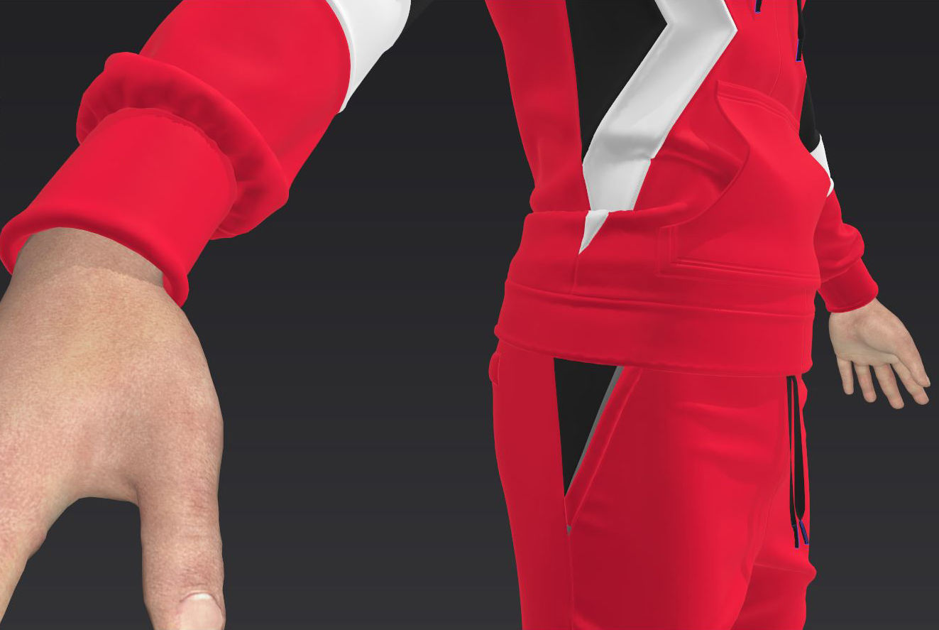 Athletic Wears Collection Video Tutorial 3D model_22