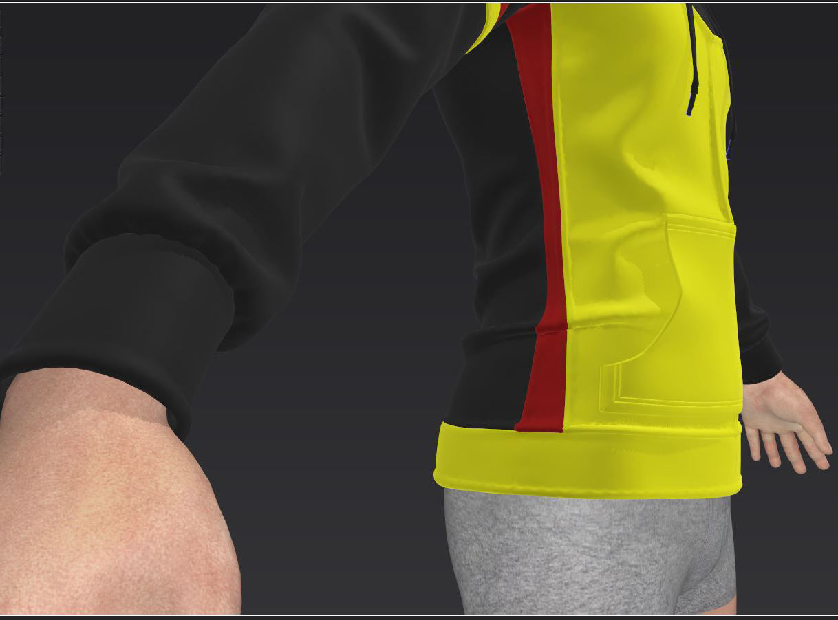 Athletic Wears Collection Video Tutorial 3D model_53