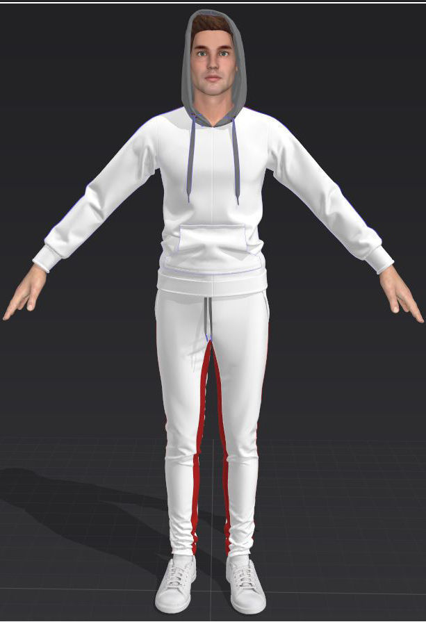 Athletic Wears Collection Video Tutorial 3D model_56