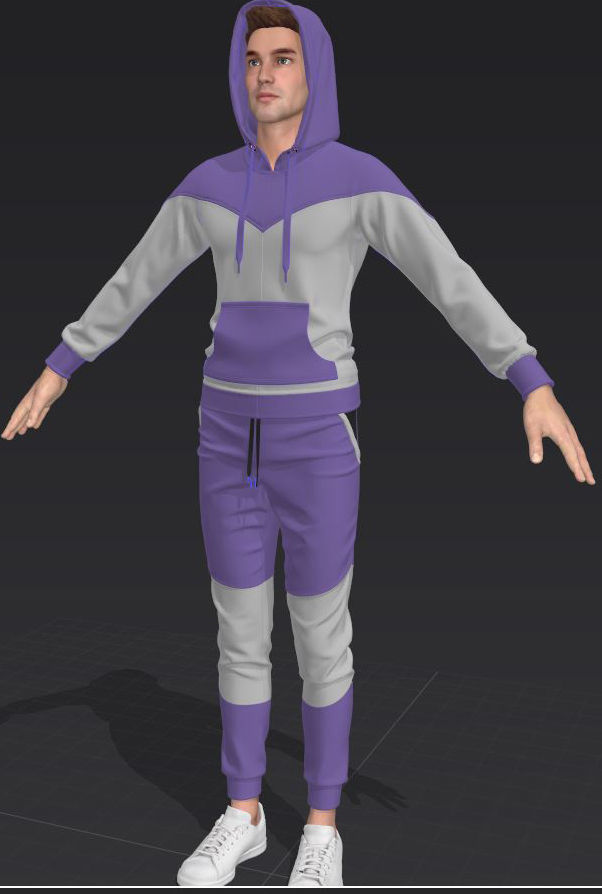 Athletic Wears Collection Video Tutorial 3D model_31