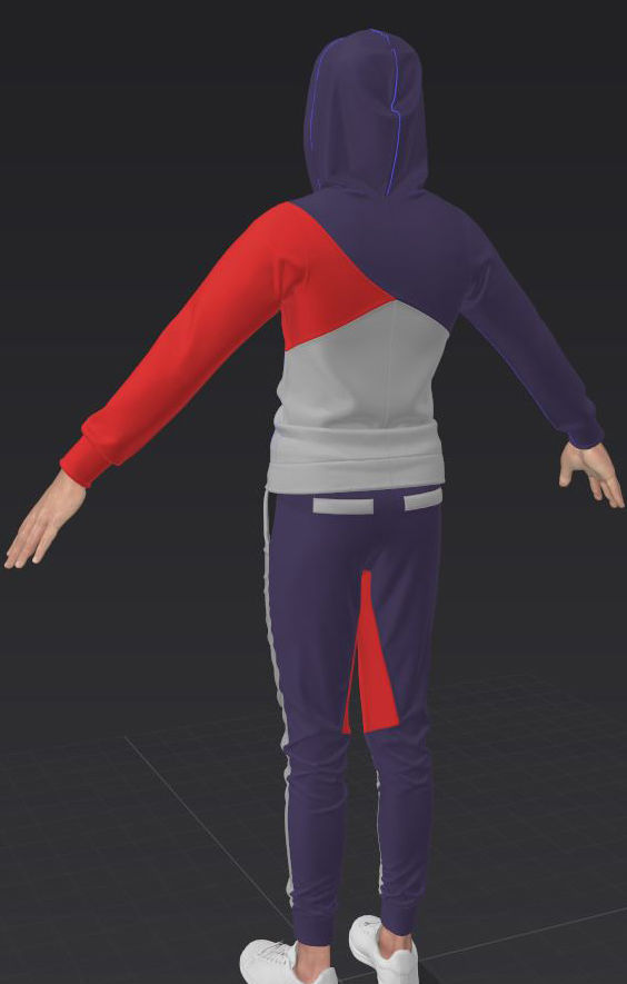 Athletic Wears Collection Video Tutorial 3D model_9